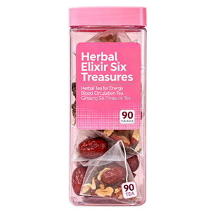OEM / ODM أكياس شاي الجينسنغ الستة الكنوزية شاي الأعشاب يعزز الطاقة والمناعة