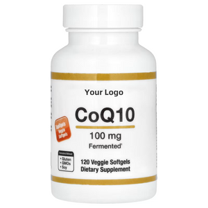 120 Softgels Coenzyme Q10 100mg Natural na Pang-adultong Supplement Hindi para sa mga Buntis na Babae