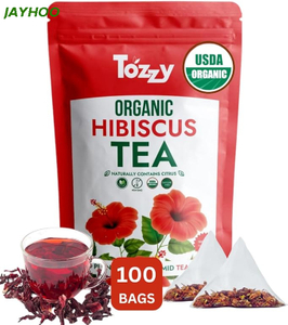 Organiese hibiskus -tee