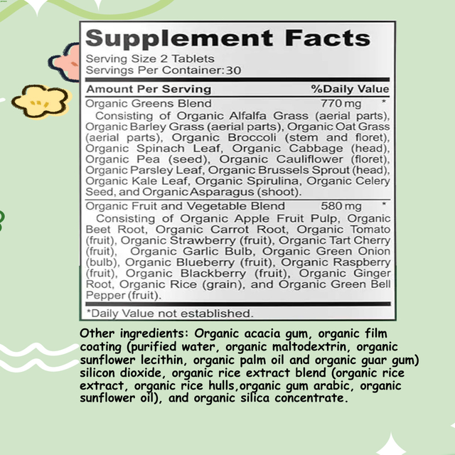 Superfood Greens-nettbrett